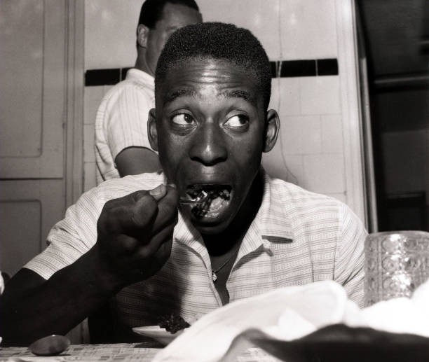 Sport Football 1960 Brazil star Pele pictured dinner Pele was perh- Old Photo