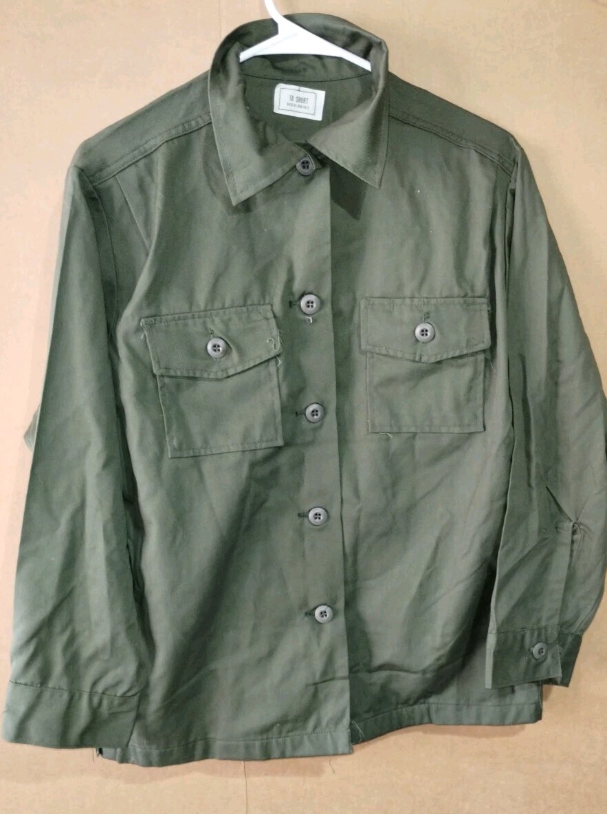 New Women\'s Utility Shirt Durable Press OG-507 Vietnam dated 79\' size 18 Short