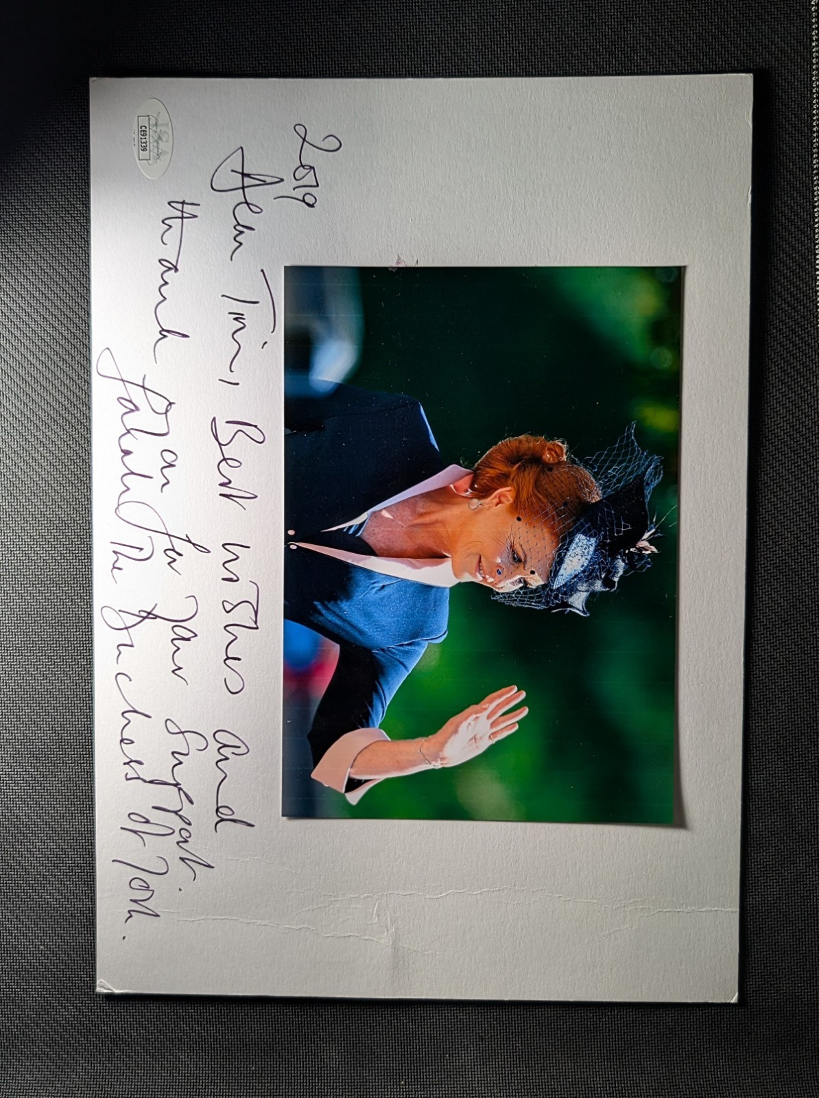 Sarah The Duchess of York Signed Autographed 8x10 Photo & Letter JSA 