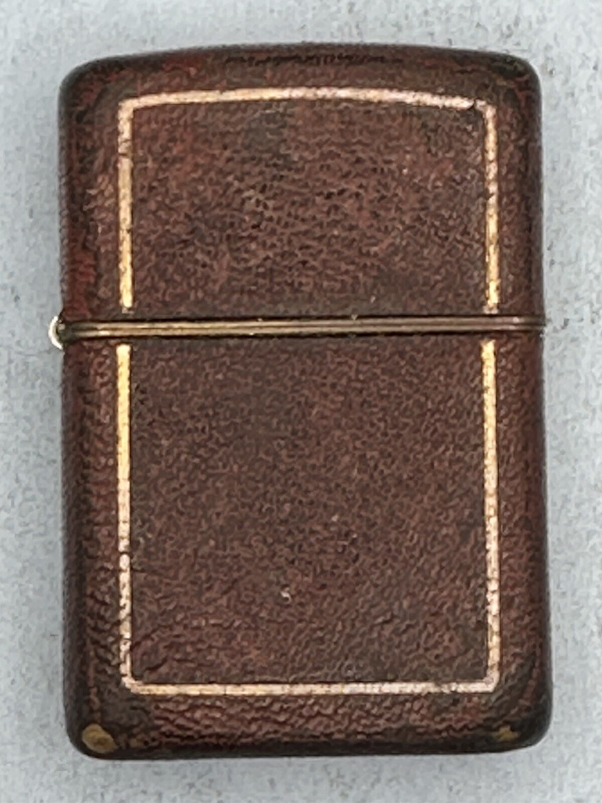 Vintage 1937-1950 Full Leather Wrap Zippo Lighter Vintage 1937-1950 Full Leather Wrap Zippo Lighter