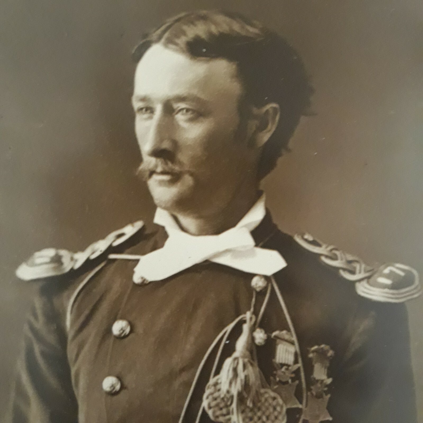 Postcard 7th Cavalry Captain Thomas W. Custer Battle of Little Bighorn Montana