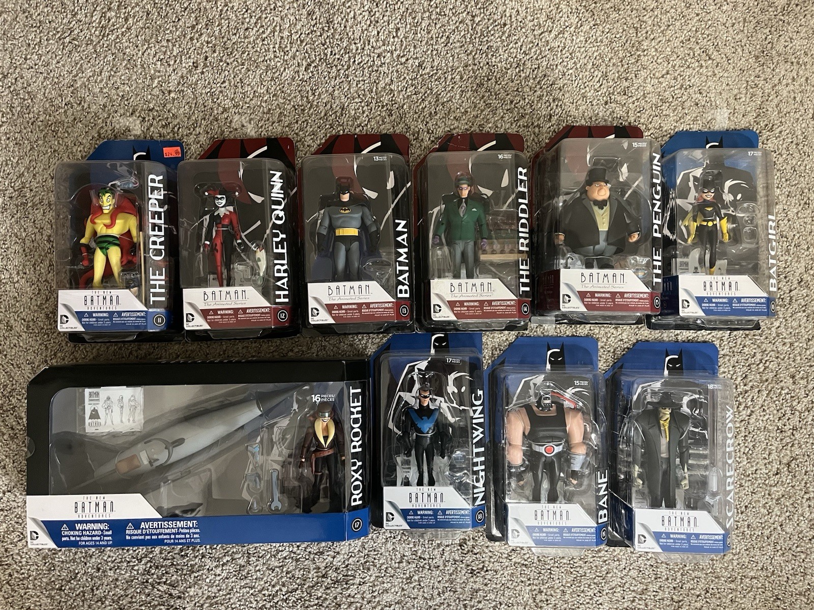 DC Collectibles Batman The Animated Series #11-20 LOT