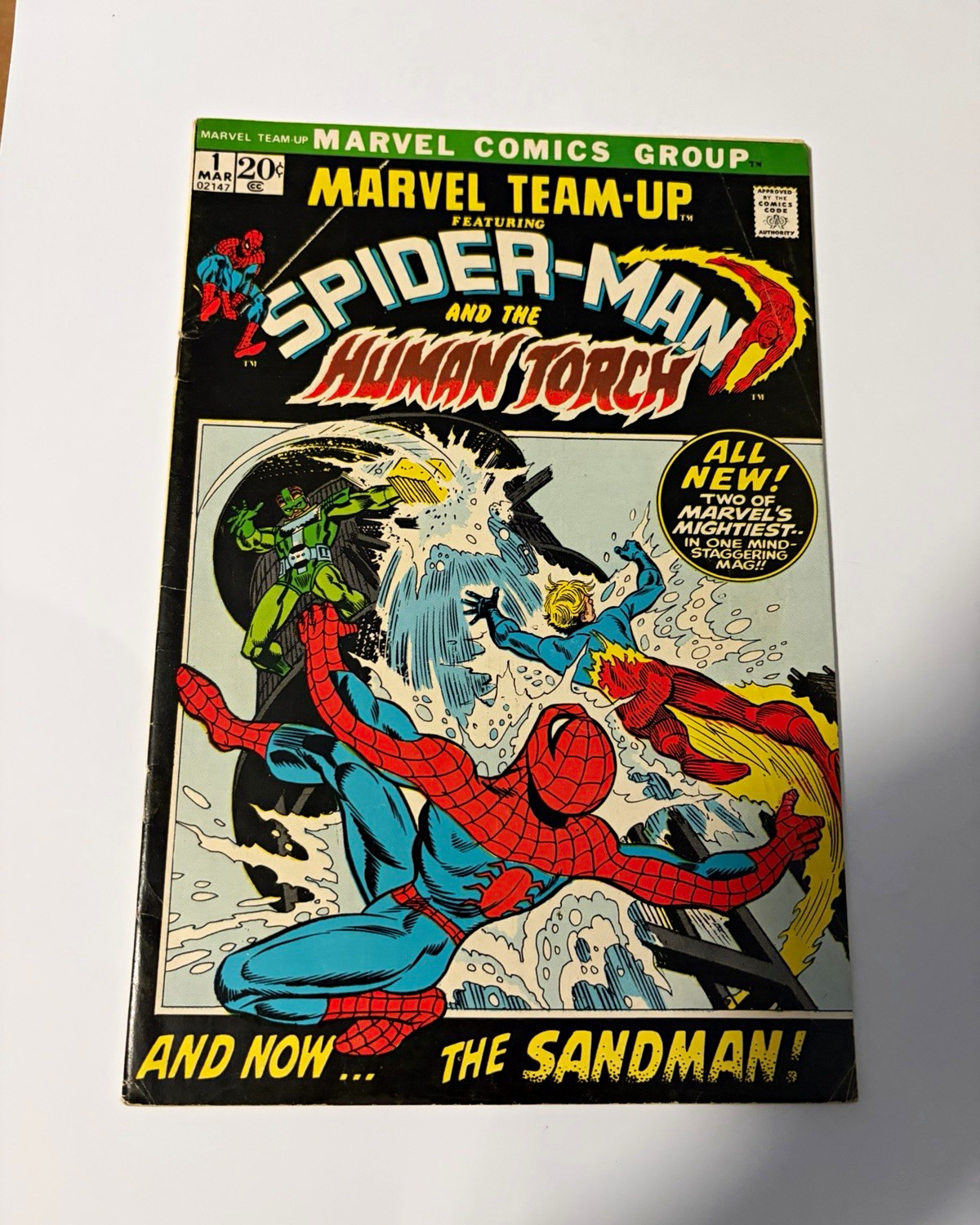 Marvel Team-Up #1 (Marvel Comics 1972) Spider-Man/Human Torch Thomas/Kane Marvel Team-Up #1 (Marvel Comics 1972) Spider-Man/Human Torch Thomas/Kane