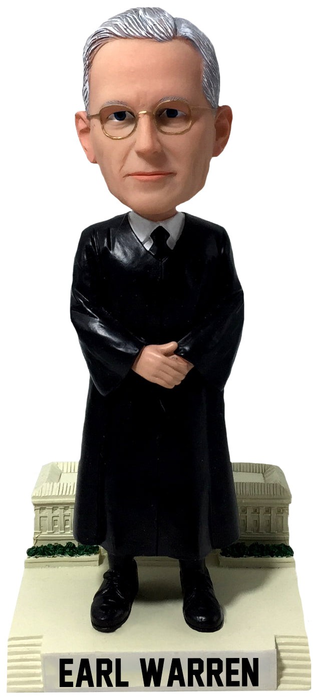 Earl Warren Supreme Court Justice Bobblehead