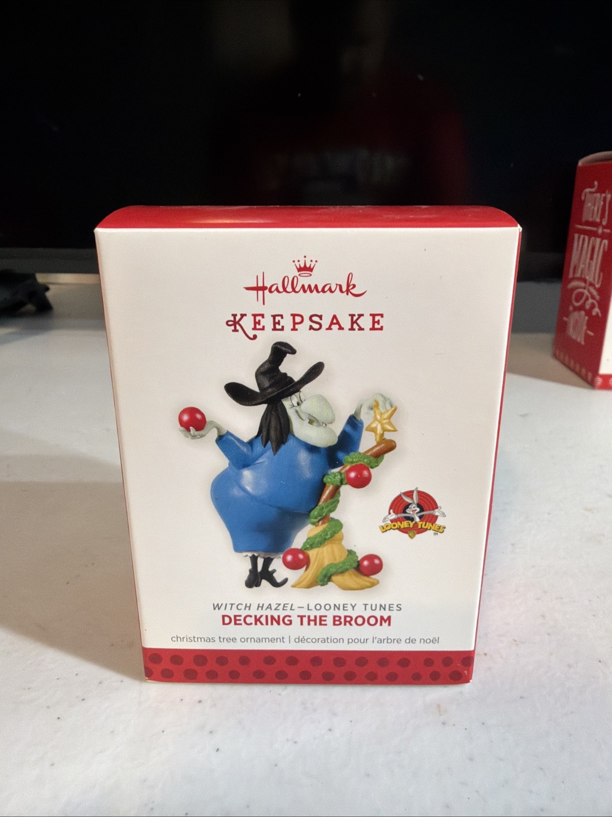2013 Decking the Broom Hallmark Keepsake Ornament Witch Hazel Looney Tunes NIB