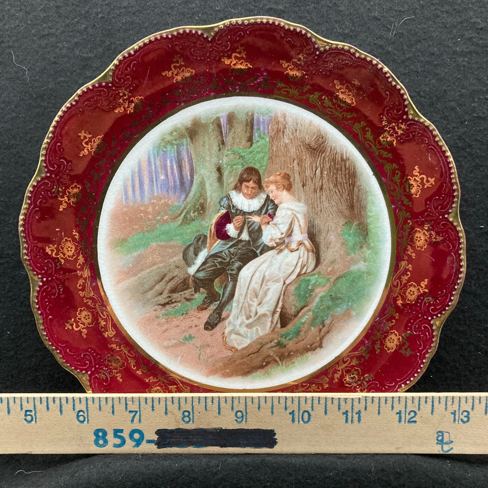 1906 Pittsburgh Commandery 53rd Annual Enclave Knights Templar 8.25 Inch Plate 1906 Pittsburgh Commandery 53rd Annual Enclave Knights Templar 8.25 Inch Plate