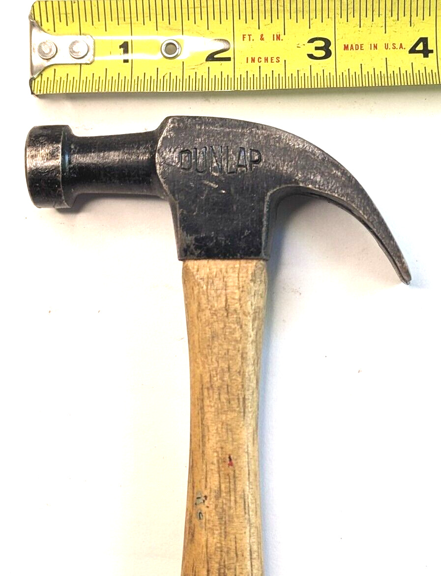 Vintage Claw Hammer DUNLAP overall weight 9 oz