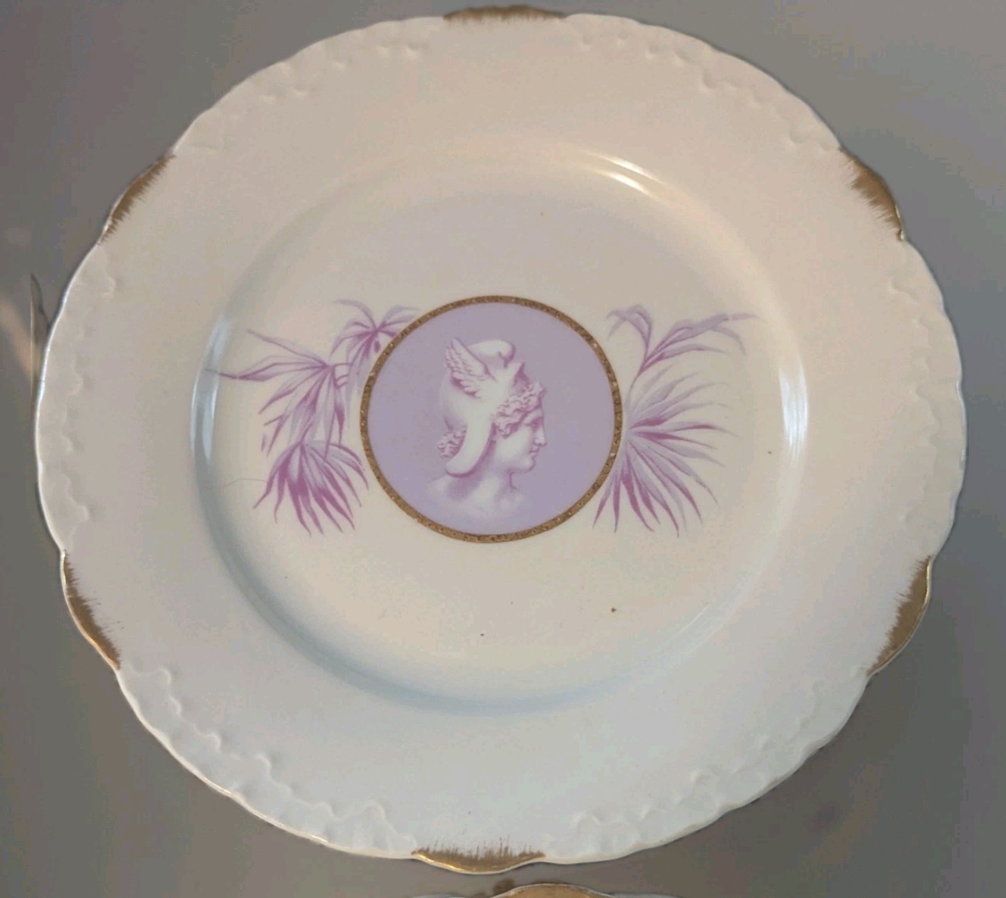 Antique Rosenthal Monbijou Porcelain Plate Cameo Perseus~Germany