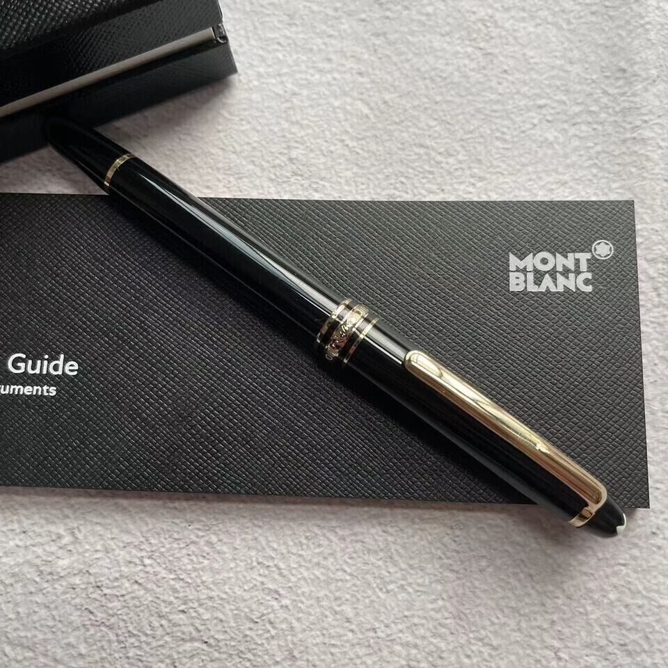 Montblanc Gold Finish Meisterstuck Classique Luxury Rollerball Pen Elegant Gifts