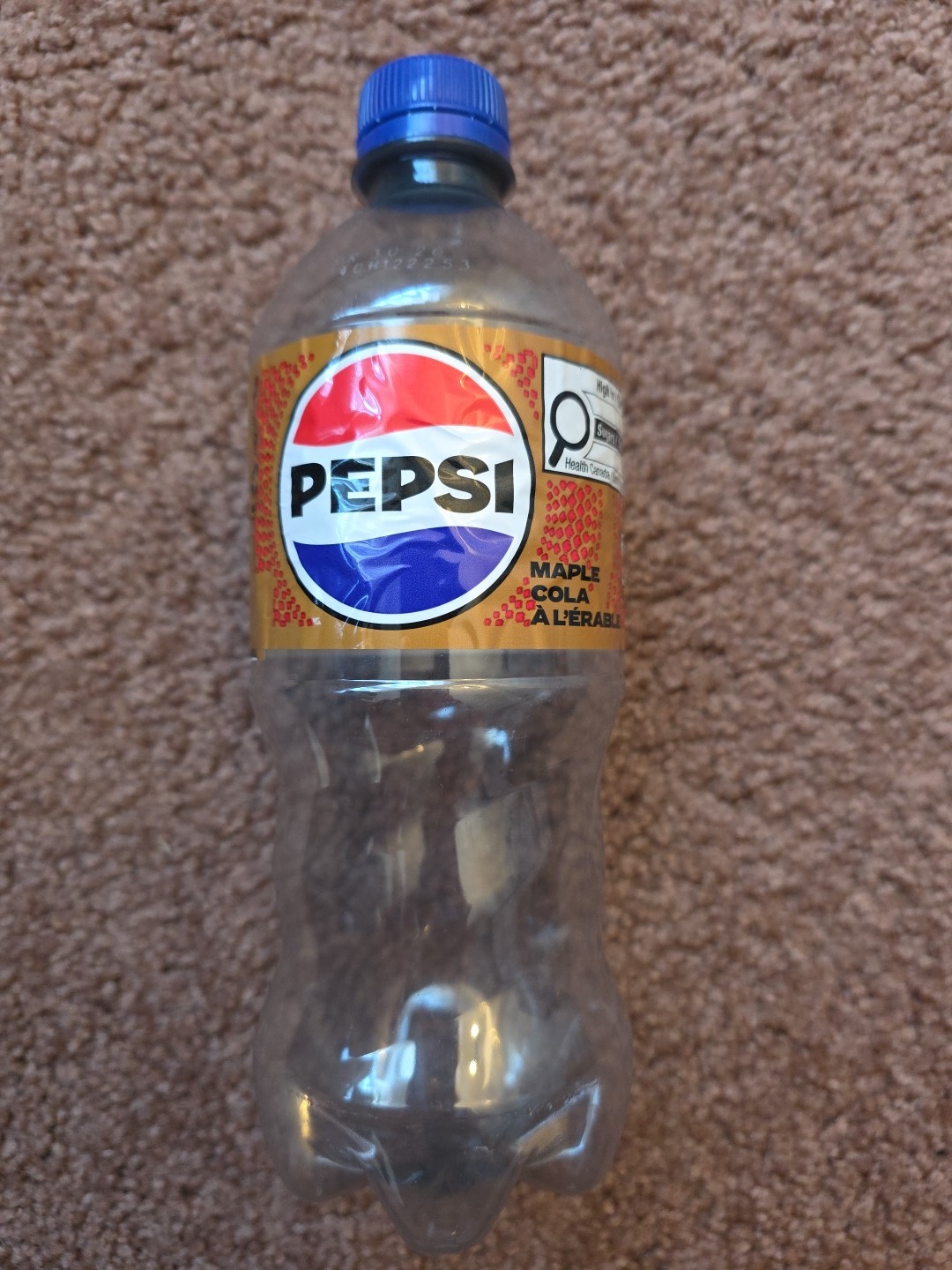 Pepsi Maple Cola Empty Bottle 20oz