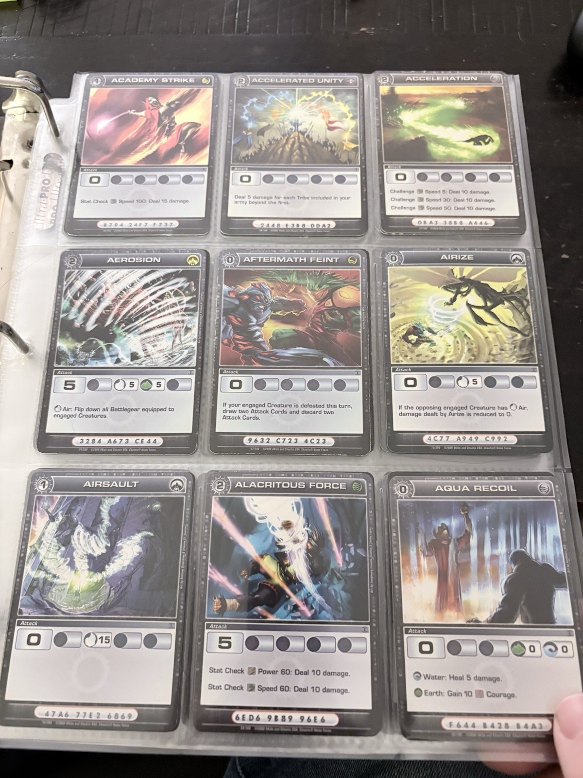 LOT of 195 Attack Cards - Chaotic TCG