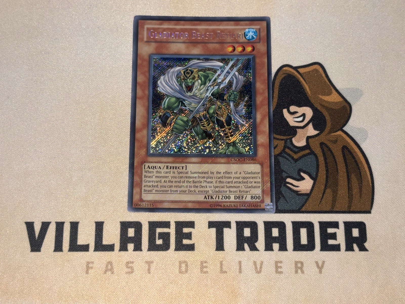 Gladiator Beast Retiari Secret Rare CSOC-EN086 Unlimited Yu-Gi-Oh NM
