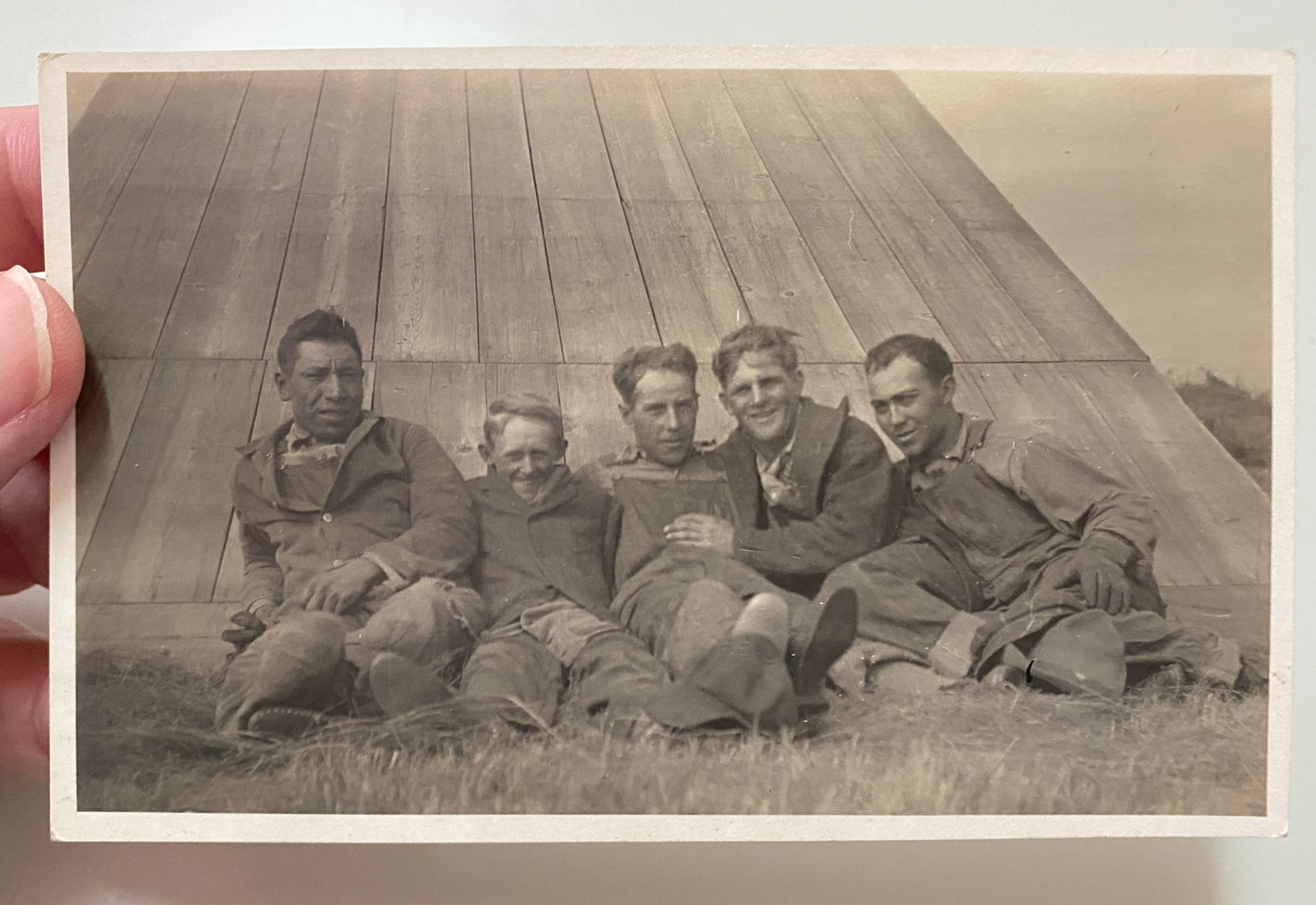 1910s Terry MT Prairie County Thresher Workers Overalls Labor History RPPC