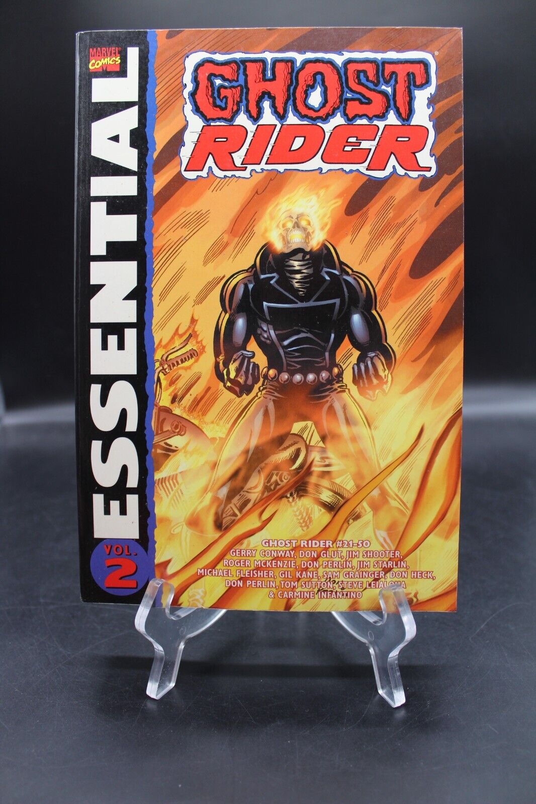 Marvel Ghost Rider The Essentials Vol 2 TPB OOP  Out Of Print Black And White 