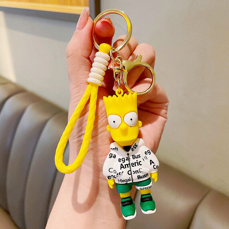 The Simpson Homer Cartoon Keychain Car Accessories High Quality Key For Gift