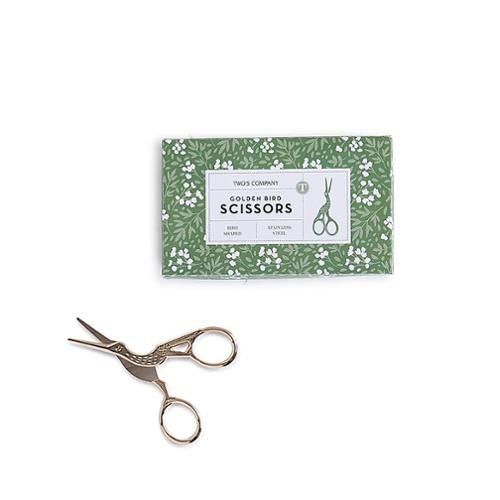 Golden Bird Stork Embroidery with Gift Box