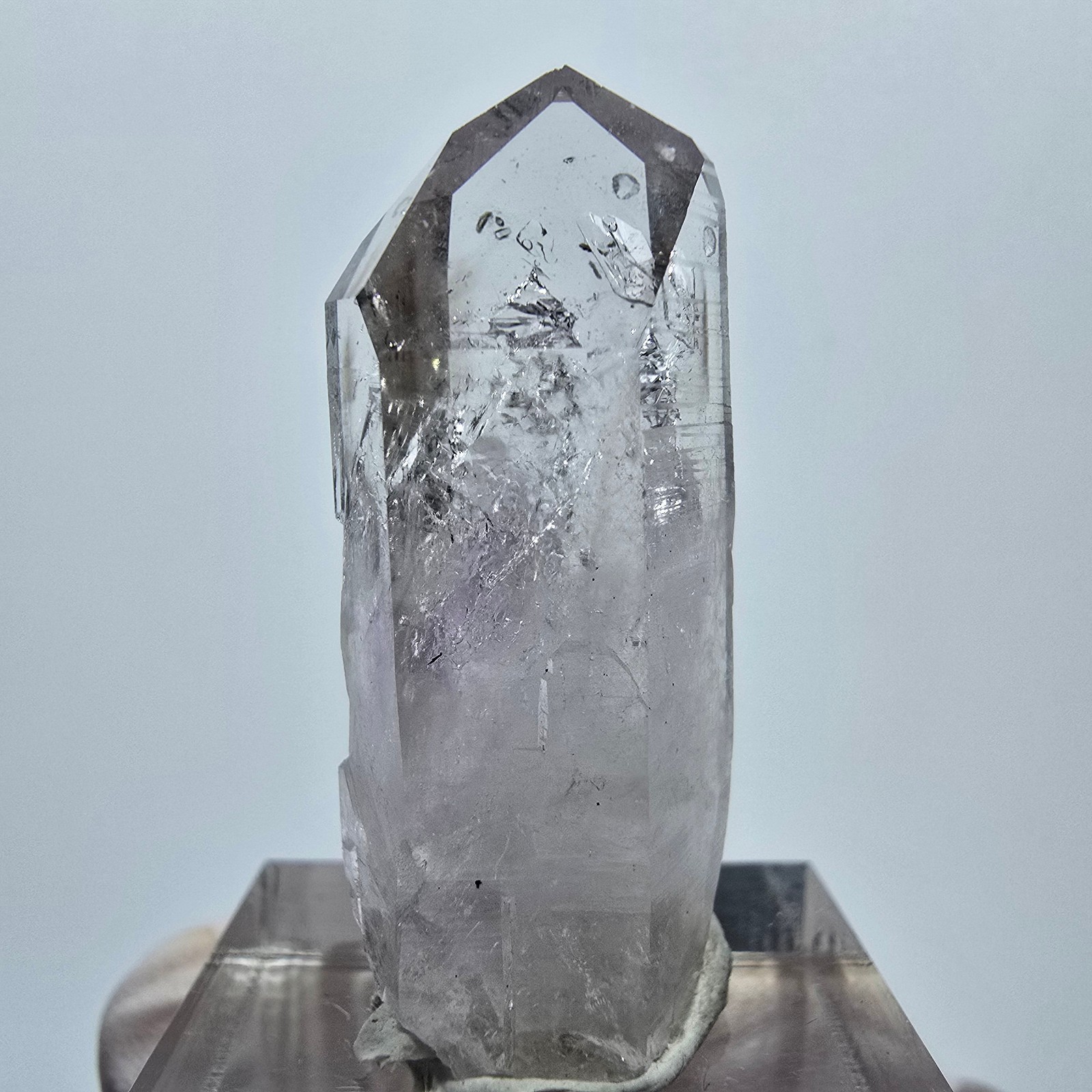 Enhydro Lemurian Phantom Amethyst, 1x Bubble Streep Mine Goboboseb, Namibia