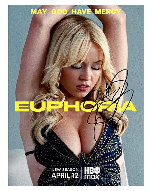 Sydney Sweeney Cassie Euphoria 8x10 Autograph Photo Reprint Collectible