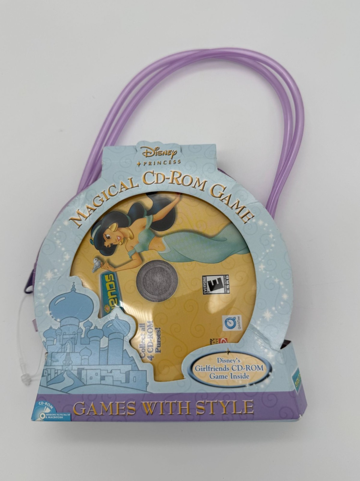 Disney Princess Magical CD-ROM Game Jasmine Girlfriends Computer Game Y2K 2003 Disney Princess Magical CD-ROM Game Jasmine Girlfriends Computer Game Y2K 2003