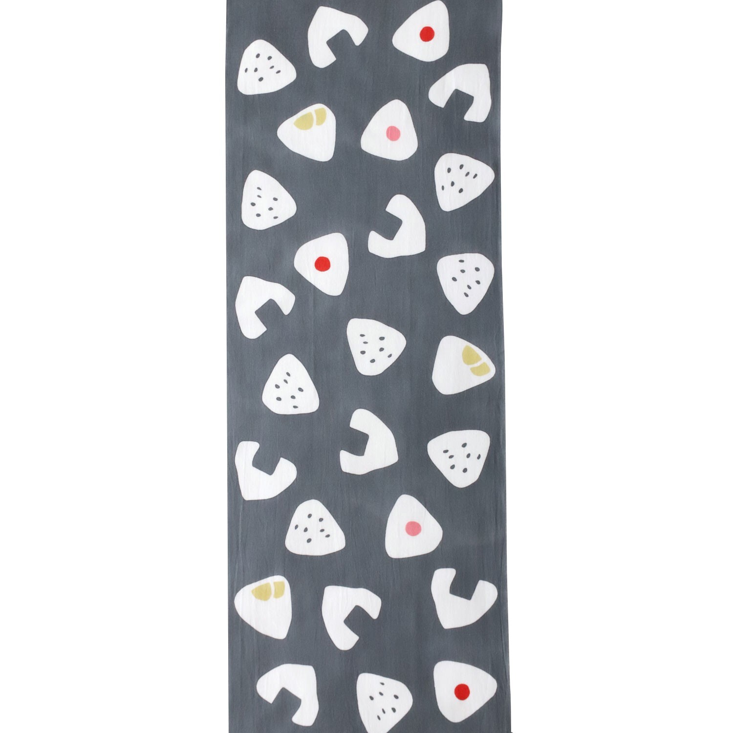 Japanese Tenugui Cotton Hand Towel, 88cm, Onigiri, Hand-Dyed_t048