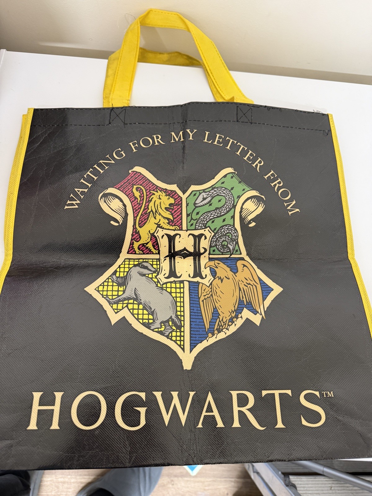 Harry Potter , Waiting for my letter from Hogwarts bag, black