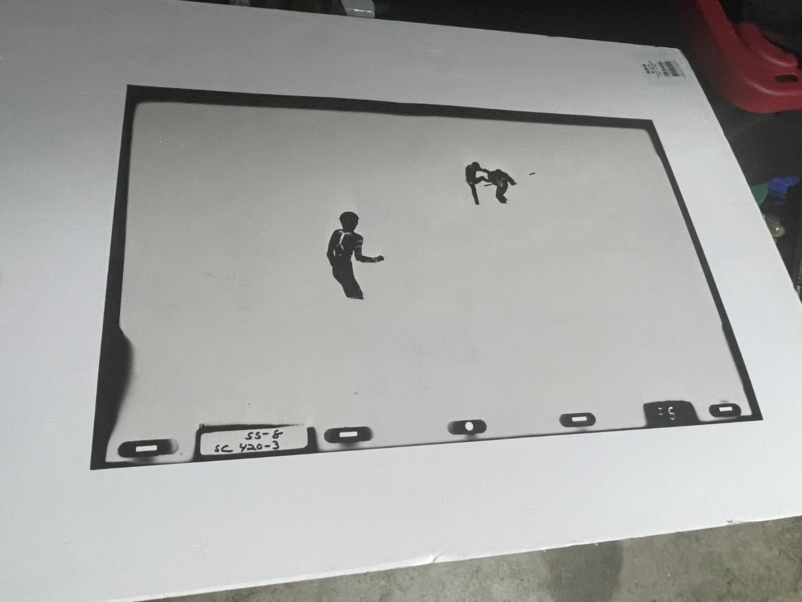 Tron (1982) Original Animation cell. Lithograph very Rare part of film history Tron (1982) Original Animation cell. Lithograph very Rare part of film history