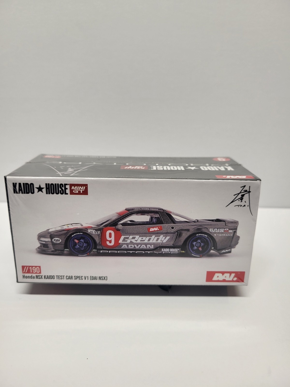 Rare Honda NSX Test Car Spec V1 1/64 MINI GT Kaido House 14Y+ JAPAN