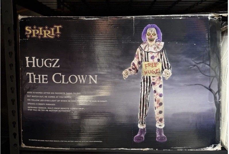 Spirit Halloween 2019 Hugz the Clown 