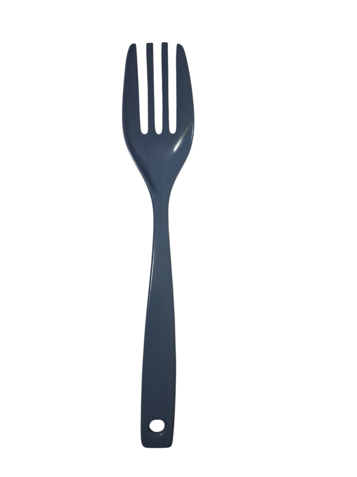 Vintage Hoan Wide Serving Salad Fork Country Blue Nylon Plastic 11.5 Vintage Hoan Wide Serving Salad Fork Country Blue Nylon Plastic 11.5