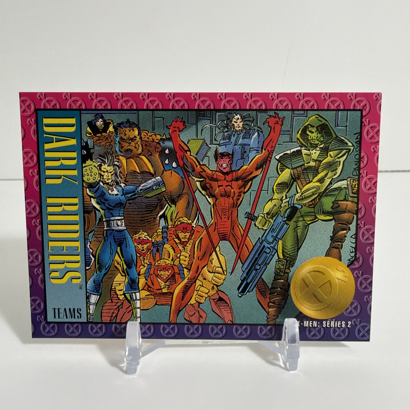 1993 SkyBox X-Men: Series 2 Marvel Comics Xavier's Files #88 Dark Riders (298)