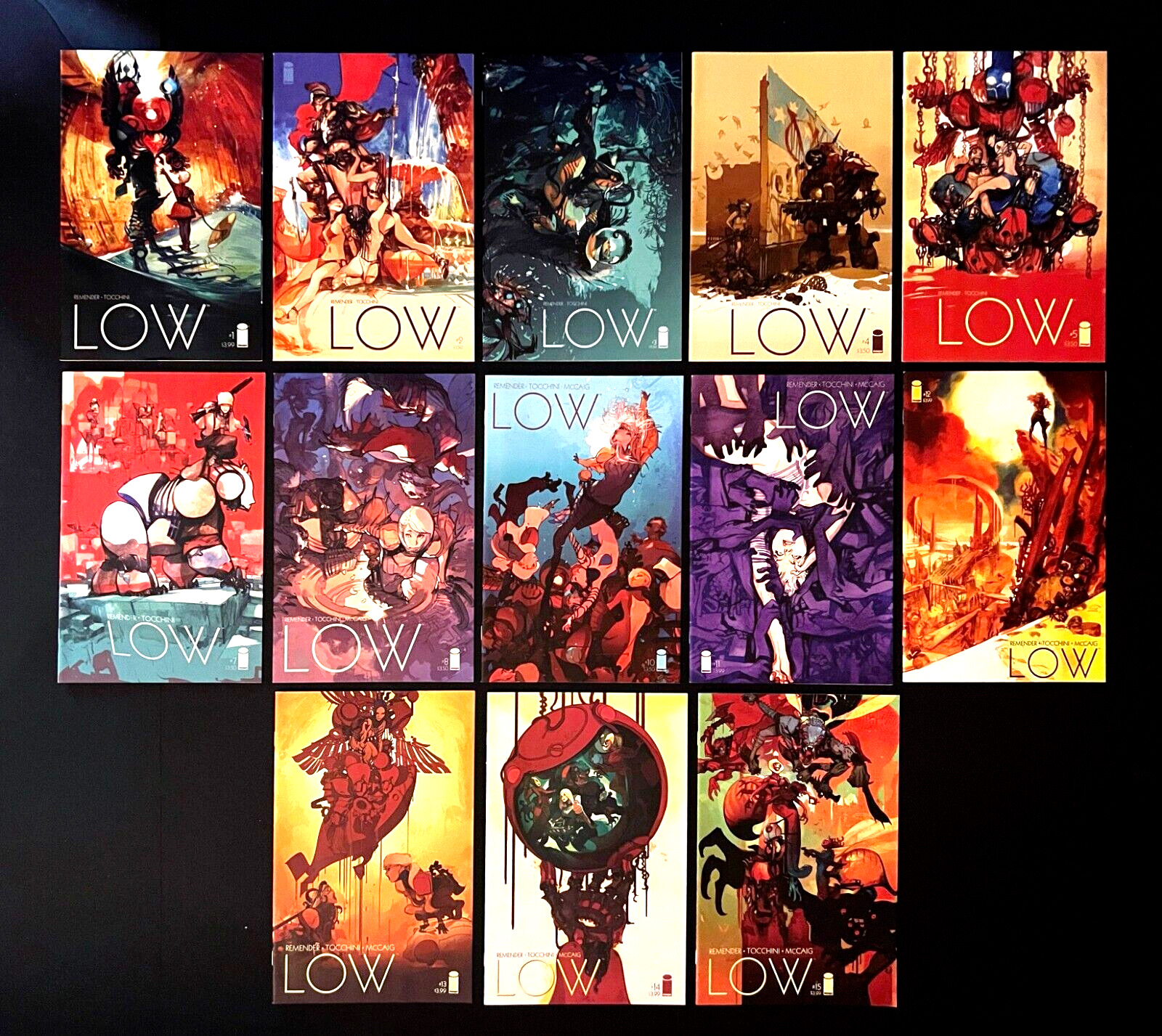 *Low* #1-5, 7, 8, 10-15 Hi-Grade Lot 13 Issues Remender & Tocchini Image 2014