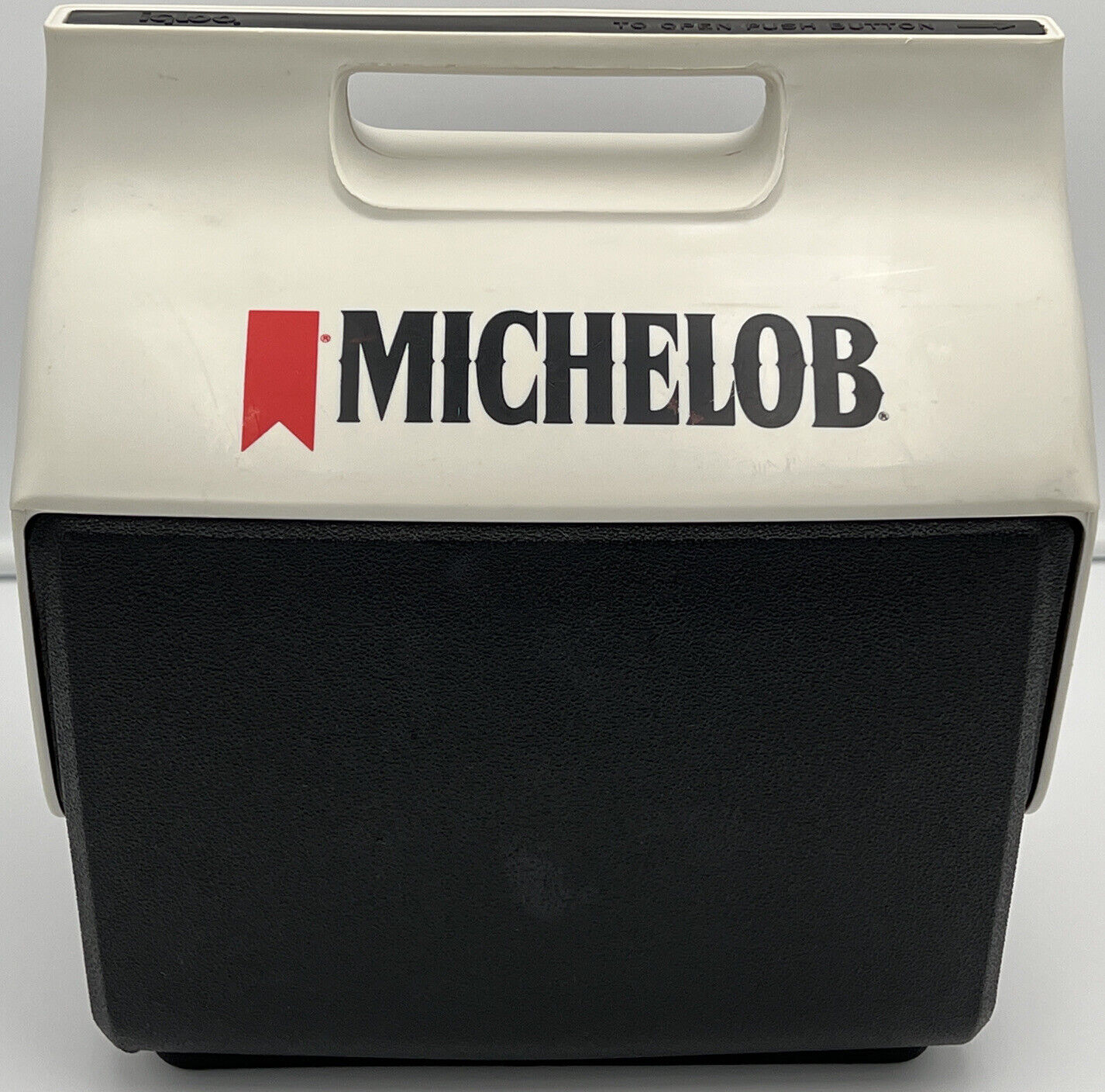 Michelob Igloo Playmate Cooler Lunch mate Black 1986 VINTAGE RARE, HARD TO FIND