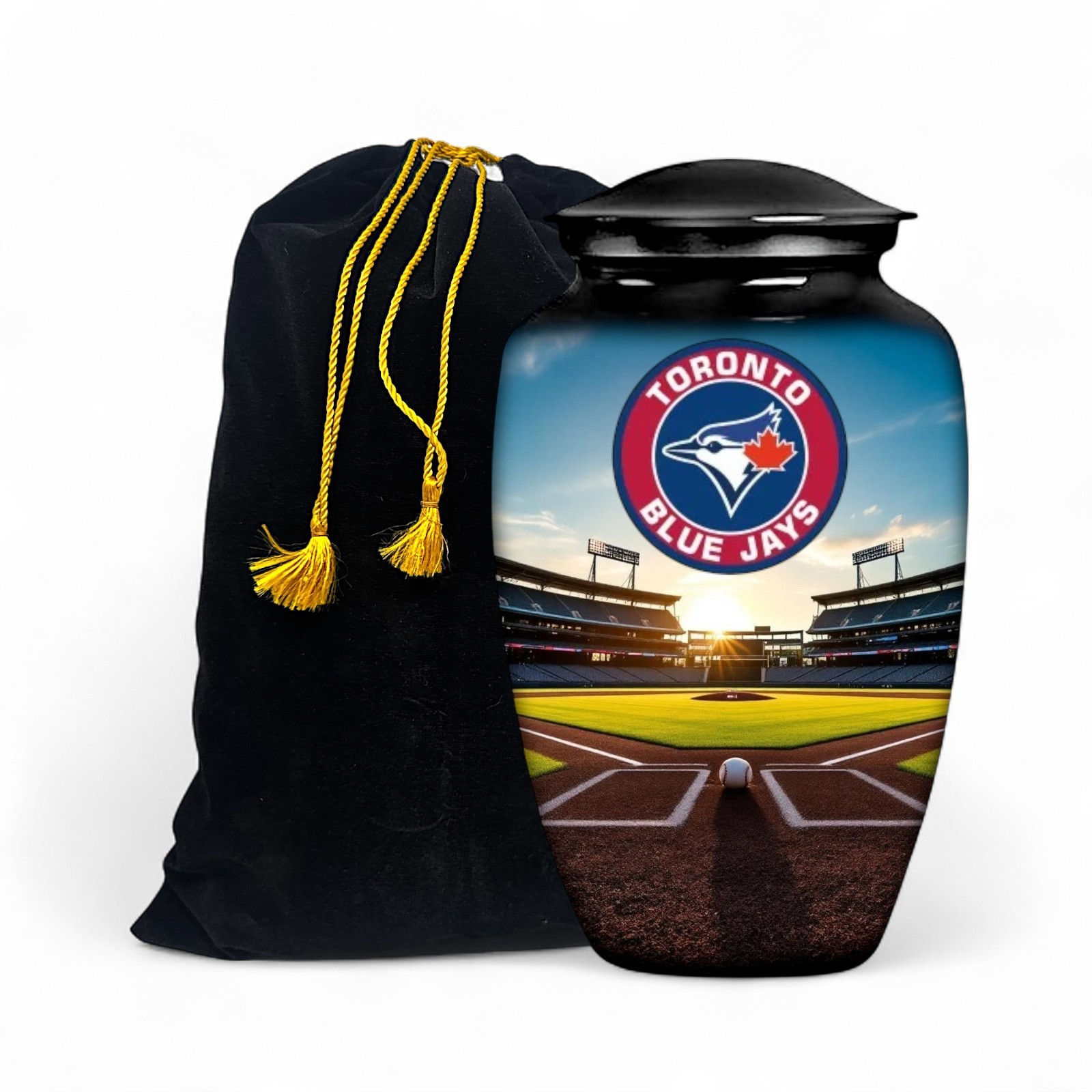 Cremation Urn Toronto Blue Jays Baseball Style Adult Human Ashes for Love One