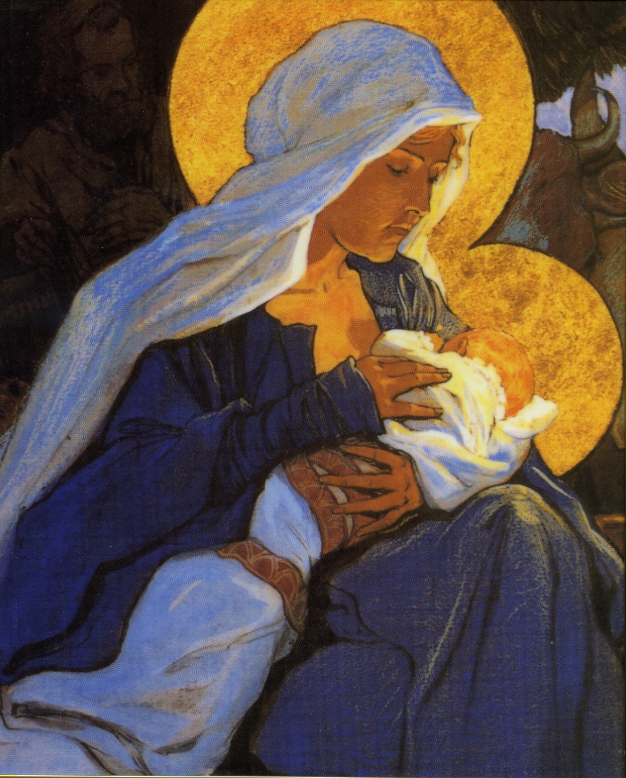 Catholic print picture - MADONNA AND CHILD 3  -   8