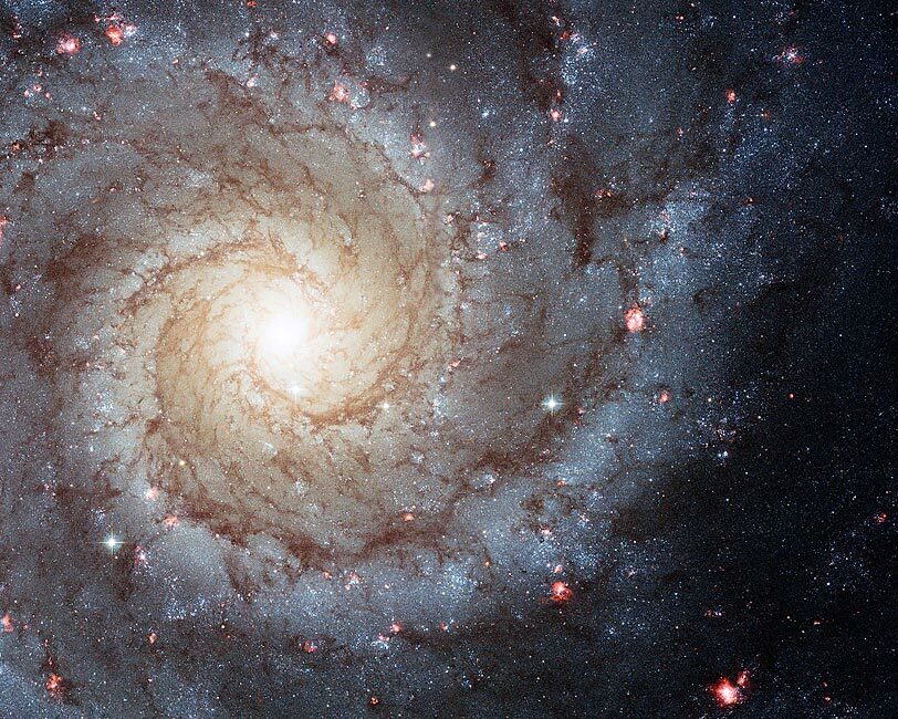 GRAND DESIGN SPIRAL GALAXY HUBBLE TELESCOPE 11x14 GLOSSY PHOTO PRINT