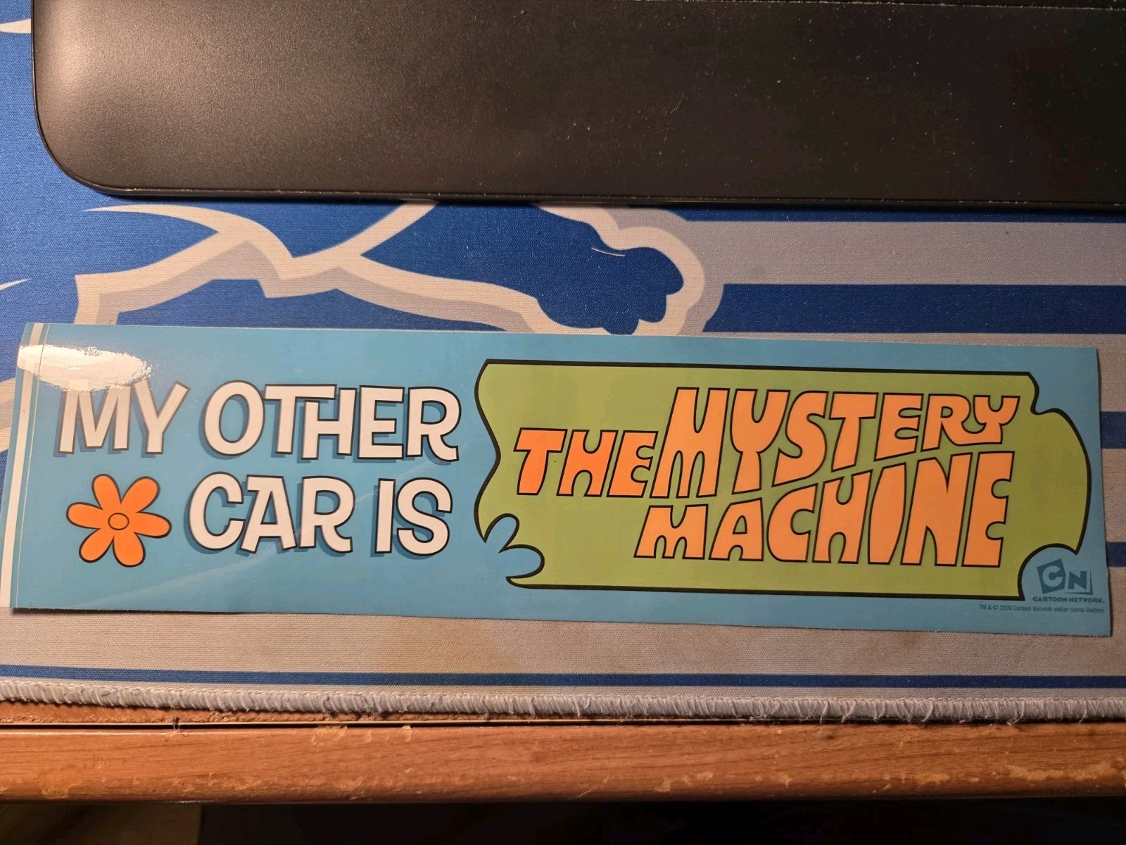 Cartoon Network Bumper Sticker Scooby-Doo The Mystery Begins Movie Very Rare