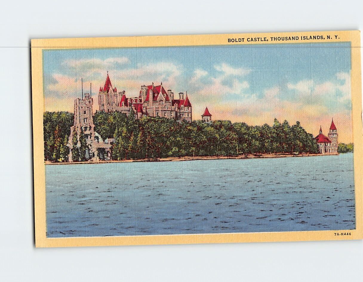 Postcard Boldt Castle Thousand Islands New York USA