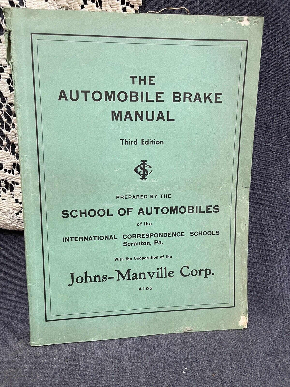 Vtg international correspondence school Automobile Brakes Manual Third Edition
