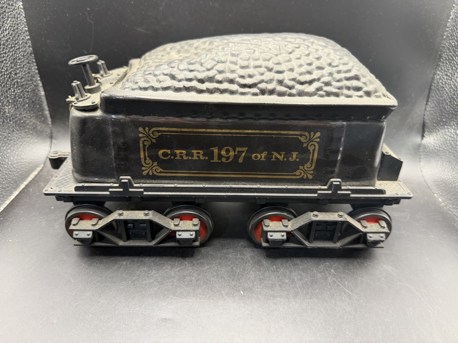Vintage C.R.R. 197 of N.J. Coal Tender Decanter Jim Beam Regal
