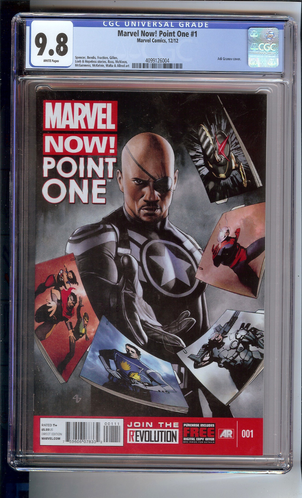 MARVEL NOW  POINT ONE  #1 CGC 9.8  