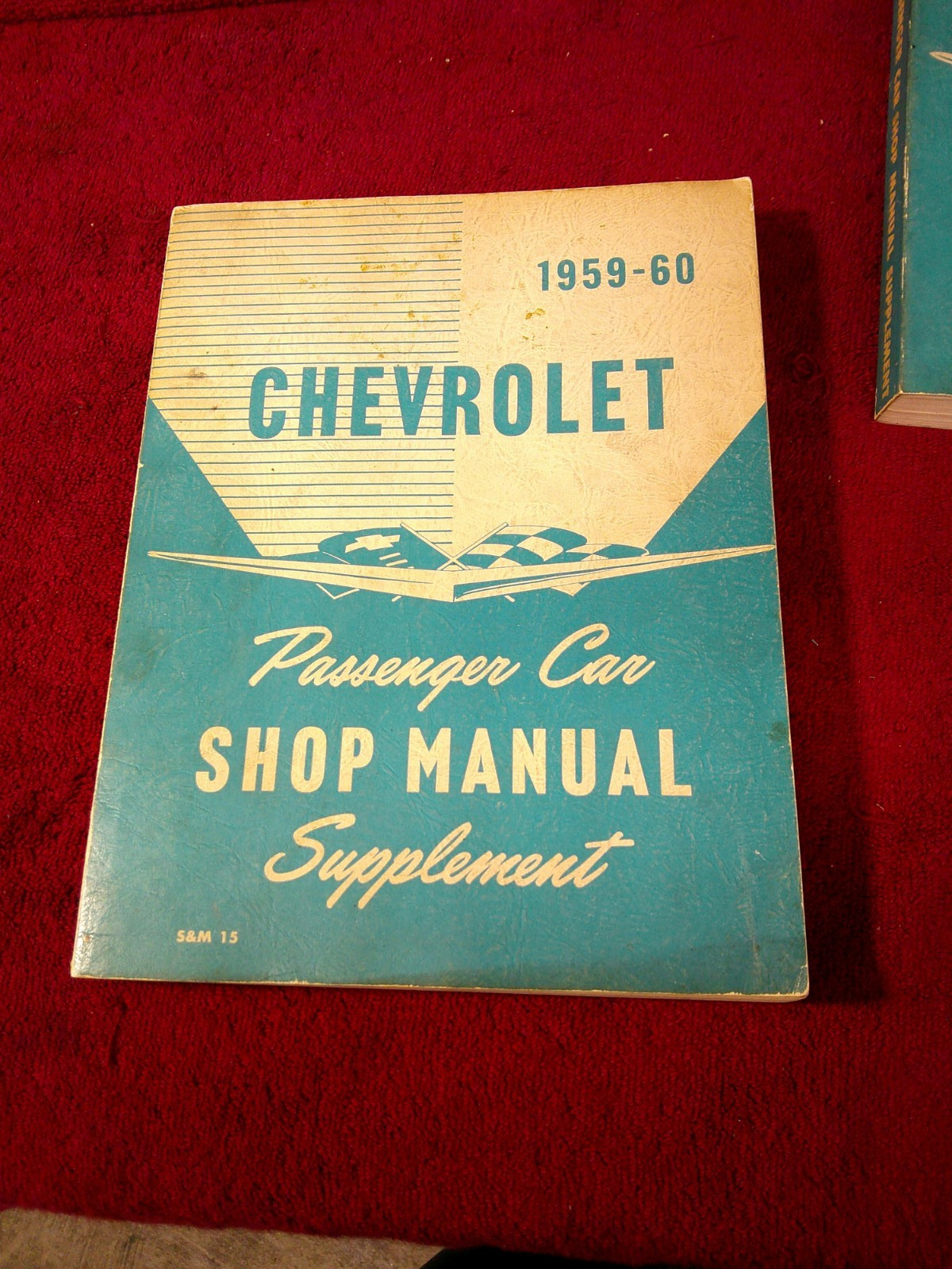 1959 1960 Chevrolet Passenger Car Shop Manual Supplement Original Nice Condition