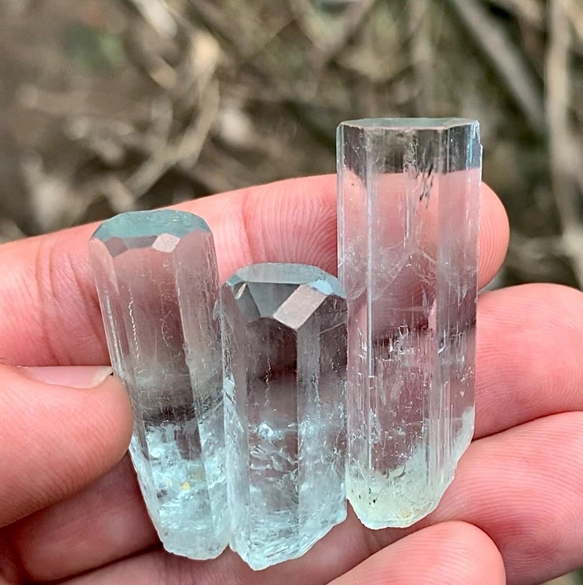119 Carat Aquamarine Crystals Specimen From Pakistan