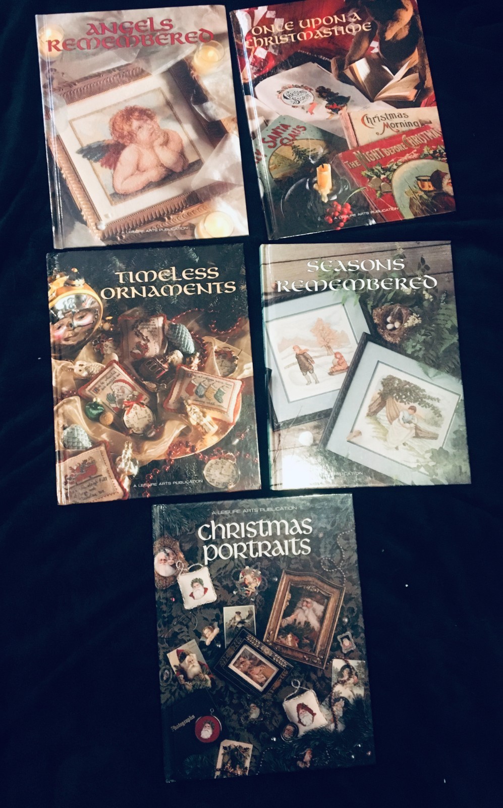 Leisure Arts - Christmas Books - Vintage - 1991-1996 - Lot of 5 - Misc - Gifts