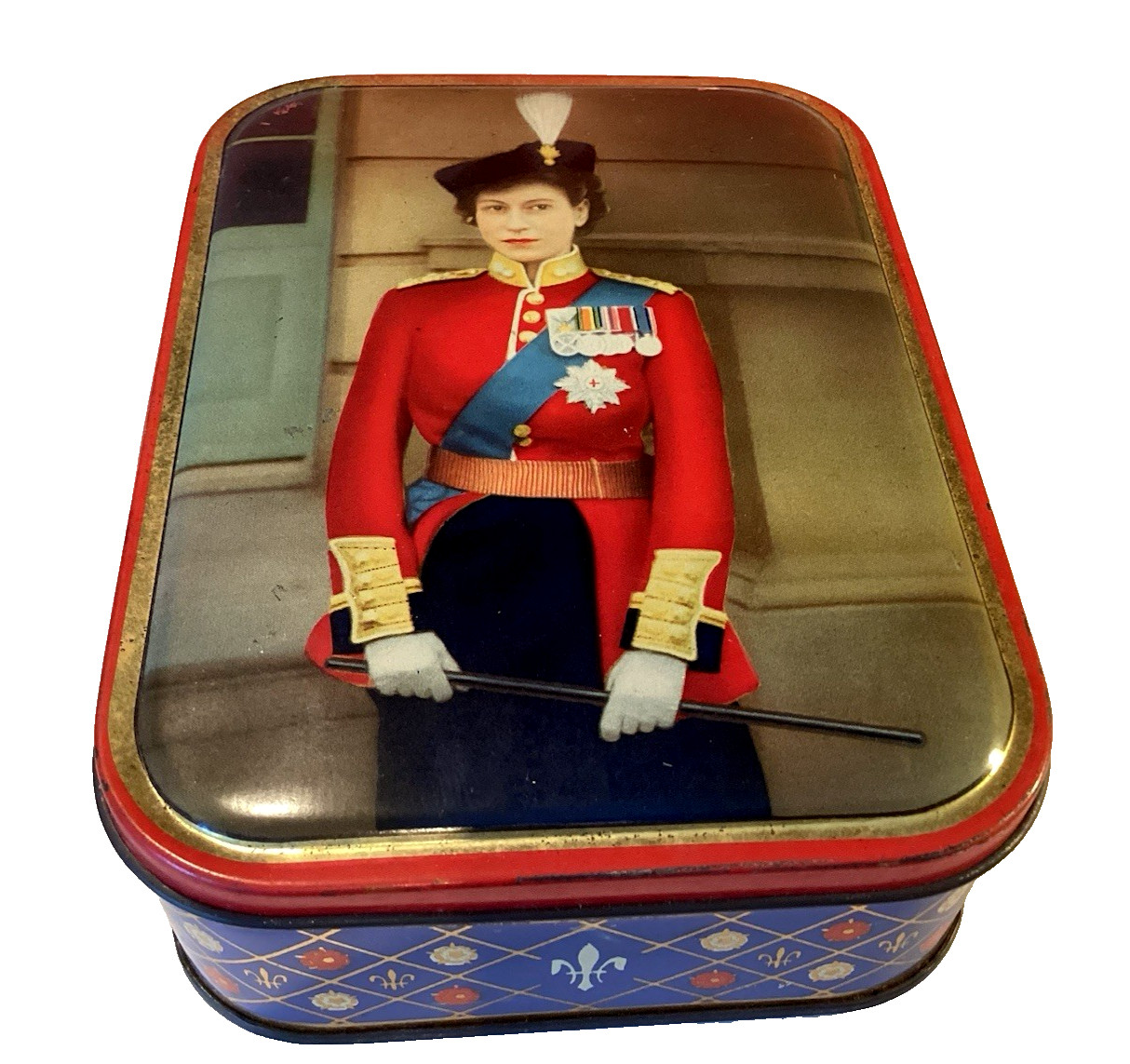 Queen Elizabeth II Tin Princess Elizabeth 1951 Trooping of the Colors England