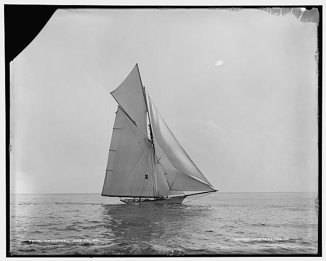 Photo:Sayonara Sailboat at Sea June 23 1891