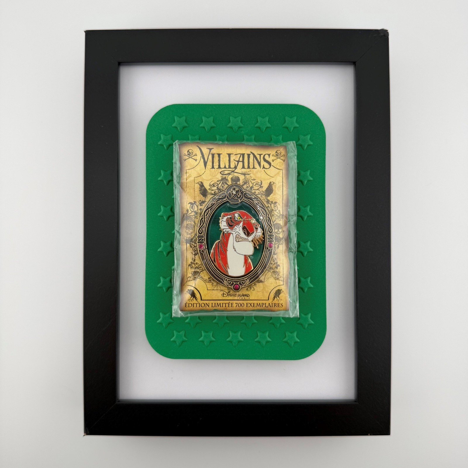 Disney Paris DLP - Shere Khan - Framed Villains - Jungle Book - LE700 Pin