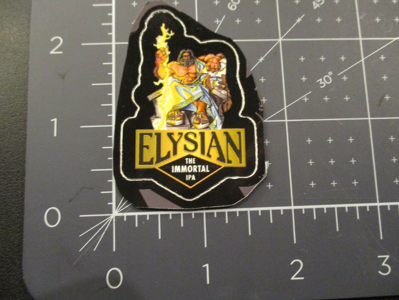 ELYSIAN BREWING seattle The Immortal LOGO STICKER decal craft beer brewery