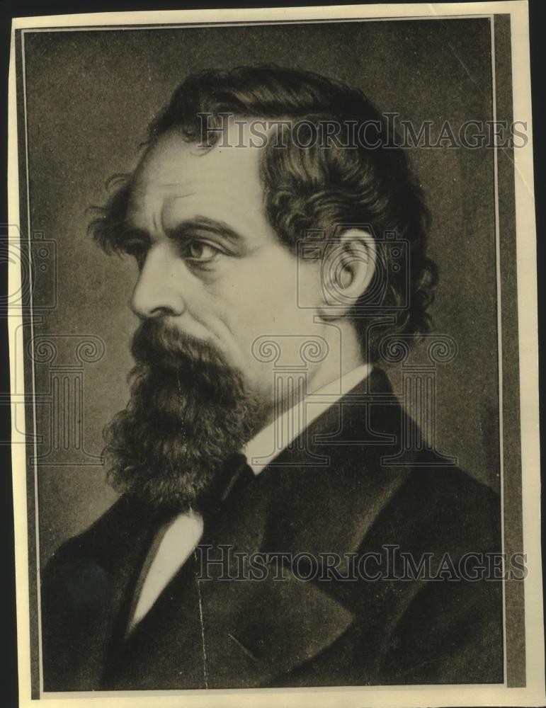 Press Photo Charles Dickens, Writer - mjx52205