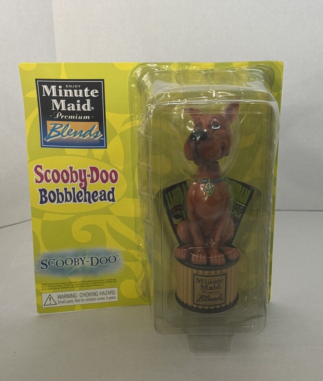 Scooby Doo Bobblehead Minute Maid Mail In  Promotional 2002 Coca Cola Sealed