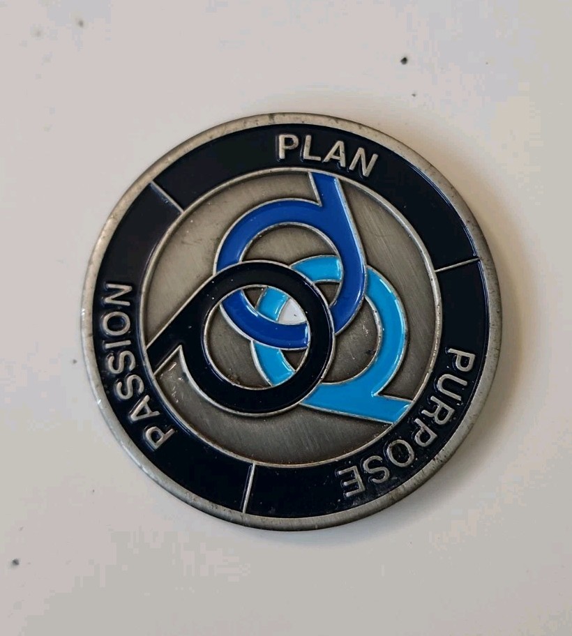 Scott M Fay Leadership Challenge Coin 2012 Close The Gap Sweet Spot Passion Plan